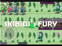 Jeu La fureur de skibidis vert sorcier en ligne
