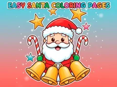 Jeu Coloriages faciles du Père Noël en ligne