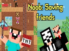 Jeu Noob: sauver des amis en ligne