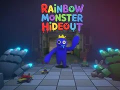 Jeu Cachette de monstre arc-en-ciel modèle 3D en ligne