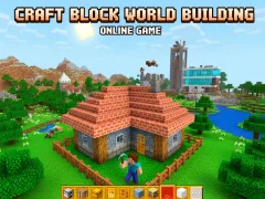 Jeu Construction du monde des blocs d'artisanat en ligne