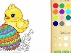 Jeu Livre de coloriage de Pâques pour les enfants en ligne