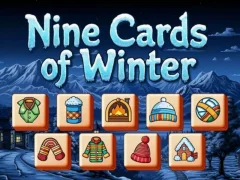 Jeu Neuf cartes de l'hiver en ligne