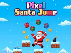 Jeu Pixel Père Noël Saut en ligne
