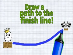 Jeu Dessinez un chemin vers la ligne d'arrivée! en ligne