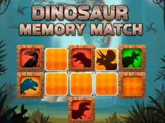 Jeu Match de mémoire de dinosaure en ligne