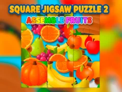 Jeu Puzzle Carré 2 — Assembler des Fruits en ligne