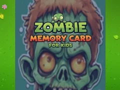 Jeu Carte mémoire zombie pour enfants en ligne