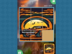 Jeu Monster Truck gliding puzzles en ligne