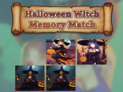 Jeu Match de mémoire de sorcière d'Halloween en ligne Jeu Match de mémoire de sorcière d'Halloween en ligne