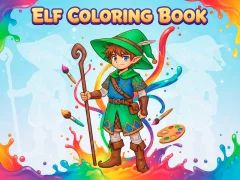 Jeu Livre de coloriage elfe en ligne