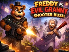 Jeu Freddy contre le mal Granny Shooter Rush en ligne