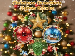 Jeu Puzzles de décorations de Noël en ligne