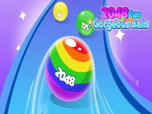 Jeu 2048 courir de magnifiques balles en ligne