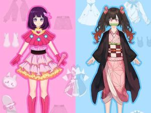 Jeu Doupée d'anime- fille de cosplay bricolage en ligne