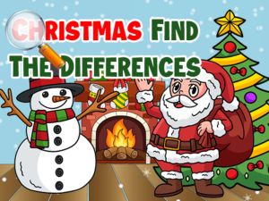 Jeu Noël trouve les différences en ligne