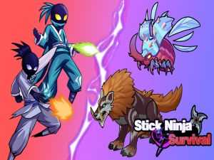 Jeu Coller la survie ninja en ligne