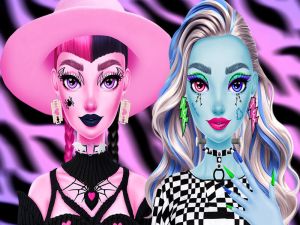 Jeu Maquillage fantastique de Monsterella en ligne