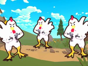 Jeu Tireur de poulet io en ligne