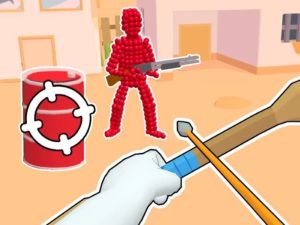 Jeu Stickman Archer: tir des flèches sur les rouges en ligne