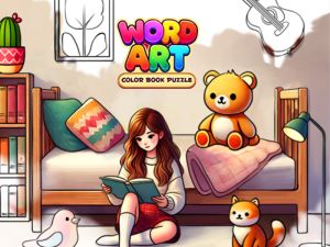 Jeu Word Art: Color Book Puzzle en ligne