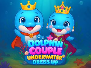 Jeu Dolphin Couple sous-marin s'habille en ligne