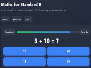 Jeu Maths pour la norme II en ligne