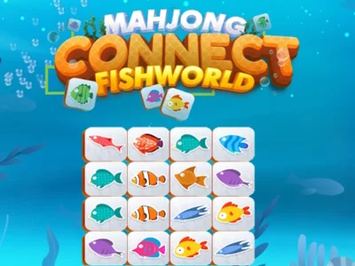 Jeu Mahjong Connect Le monde des poissons en ligne