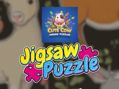 Jeu Puzzles Vache mignonne en ligne