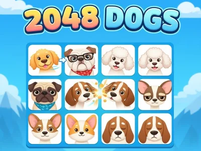 Jeu 2048 chiens en ligne