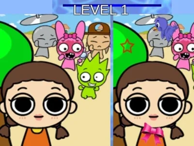 Jeu Différence entre Sprunki et Squid Game en ligne