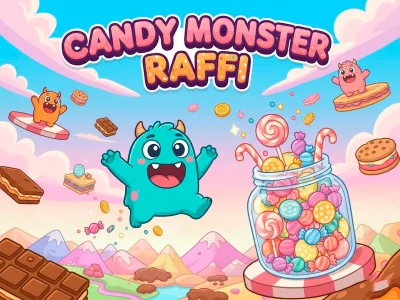 Jeu Bonbons Monstre Raffi en ligne