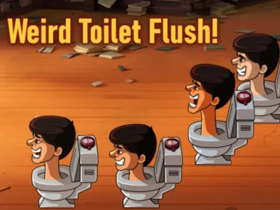 Jeu Bizarre chasse d'eau des toilettes ! en ligne Jeu Bizarre chasse d'eau des toilettes ! en ligne