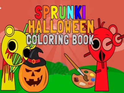 Jeu Livre de coloriage Sprunki Halloween en ligne Jeu Livre de coloriage Sprunki Halloween en ligne