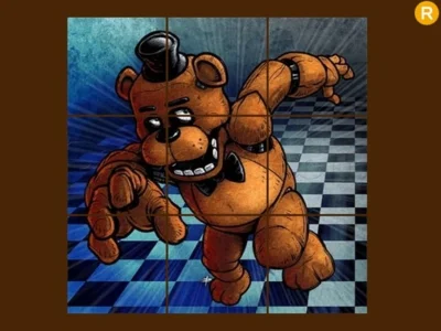 Jeu Puzzle coulissant Fnaf Freddy en ligne