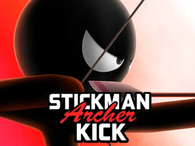 Jeu Stickman, archer, coup de pied en ligne