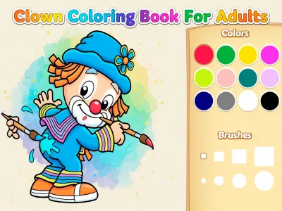 Jeu Livre de coloriage de clown pour adultes en ligne