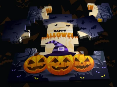 Jeu Puzzle d'Halloween 3D en ligne