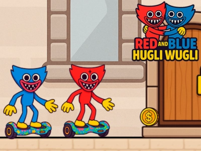 Jeu Hugli rouge et bleu en ligne