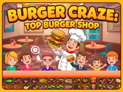 Jeu Burger Craze : le meilleur magasin de hamburgers en ligne