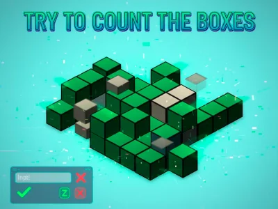 Jeu Essayez de compter les boîtes en ligne