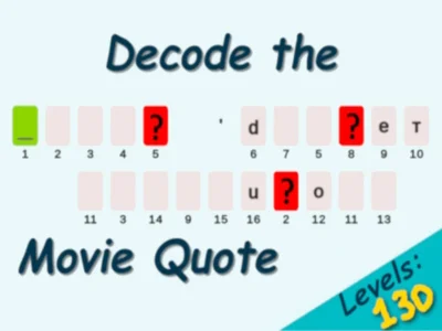 Jeu Décoder la citation du film en ligne