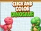 Jeu Cliquez et coloriez les dinosaures en ligne