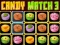 Jeu Candy Match 3 en ligne