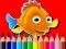 Jeu Retour à l'école : Livre de coloriage de poissons en ligne