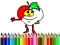Jeu Retour à l'école : Coloration des fruits en ligne