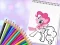 Jeu Livre de coloriage de poney mignon en ligne
