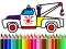 Jeu Retour à l'école : Coloration de camions en ligne