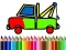 Jeu Retour à l'école : Colorisation de camions en ligne