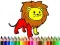 Jeu Retour à l'école : Livre de coloriage de lions en ligne